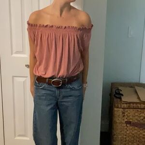 Lucky brand off the shoulder top